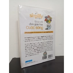 Bí Quyết Đơn Giản Hóa Cuộc Sống (Tái Bản 2021) - Werner Tiki Kustenmacher, Lothar J. Seiwert New 95% HCM.ASB0502 341687