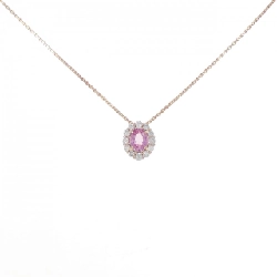 K18PG Sapphire Necklace 0.208CT - Hàng hiệu Authentic
