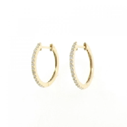 K18YG Bông tai kim cương 0.30CT - Hàng hiệu Chính hãng 873213