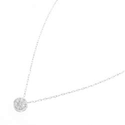 K18WG Hoa Kim Cương Dây Chuyền 0.20CT - Hàng hiệu Chính hãng 860338