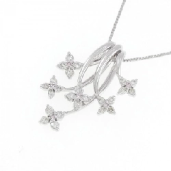 K18WG Dây chuyền kim cương hồng 0.05CT - Hàng hiệu Authentic 862293