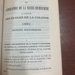 Tiểu giáo trình địa lý nam kỳ (song ngữ Việt - Pháp) 277870