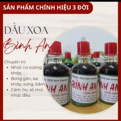 Thuốc xoa bóp  Bình An ( gia truyền )