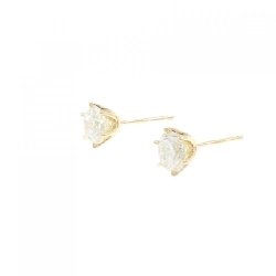 K18YG Bông tai Kim cương 0.763CT 0.743CT H SI2 Tốt - Hàng hiệu Chính hãng 871938