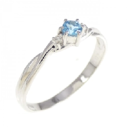 Nhẫn Blue Topaz K18WG