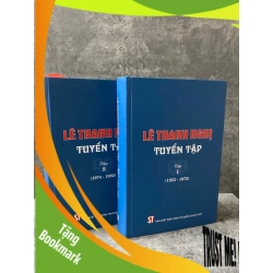 (TẶNG BOOKMARK) Lê Thanh Nghị tuyển tập (Bộ 2 tập bìa cứng)- Mới 98% Sách lịch sử - triết học RBK0302