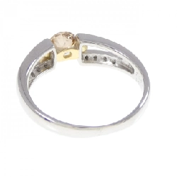 Nhẫn kim cương PT900/K18YG 0.69CT - Hàng hiệu Authentic 848601