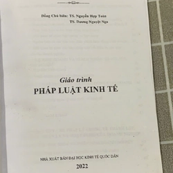 GIÁO TRÌNH PHÁP LUẬT KINH TẾ - 545927