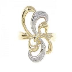 Nhẫn kim cương K18YG/PT900 0.05CT - Hàng hiệu Authentic 848203