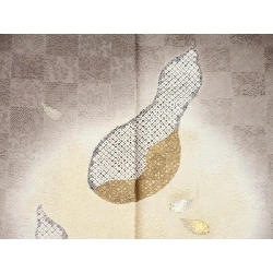 Áo khoác thăm viếng chế tác vàng Yūzen - Kích thước S 875142