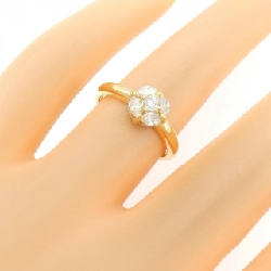 Nhẫn kim cương K18YG 0.41CT 671173