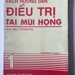 SÁCH HƯỚNG DẪN ĐIỀU TRỊ TAI MŨI HỌNG - 110 TRANG