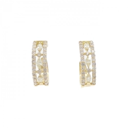 Bông tai kim cương K18YG 0.60CT - Hàng hiệu Chính hãng