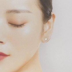 PT900/ST Bông tai kim cương 0.312CT 0.320CT D-E VS2-SI1 hình trái tim - Hàng hiệu Chính hãng 873069