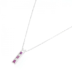 Dây chuyền ruby PT900/PT850 0.35CT - Hàng hiệu Authentic 860395