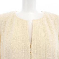 【Mã giảm giá】【Cổ điển】Áo khoác không cổ CHANEL 638432