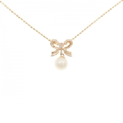 K14PG Ruy băng Ngọc trai nước ngọt Dây chuyền 5.4mm - Hàng hiệu Chính hãng