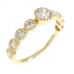 【Sản phẩm mới】Nhẫn kim cương K18YG 0.70CT