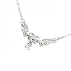 Dây chuyền kim cương hình trái tim PT900/PT850 0.02CT - Hàng hiệu Chính hãng 857275