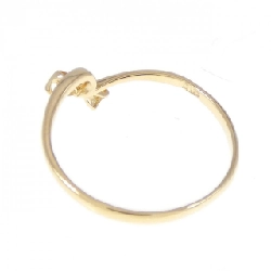 Nhẫn kim cương K18YG hình ruy băng 671760