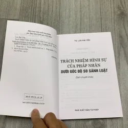 Trách nhiệm hình sự của pháp nhân dưới góc độ so sánh luật.  747249