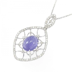 K18WG Đá Tanzanite Dây Chuyền 3.22CT - Hàng hiệu Chính hãng 858734