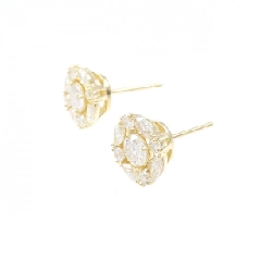 Bông tai kim cương K18YG 0.218CT 0.214CT F VS2 VG - Hàng hiệu Chính hãng 873265