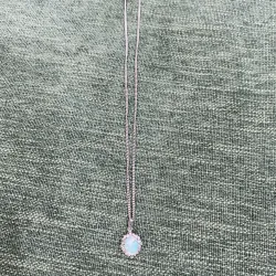 Dây bạc 925 mặt đá Opan 992746