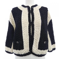 Jacket không cổ CHANEL P72002K10363 22C