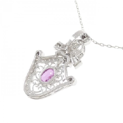 K18WG Sapphire Necklace 1.06CT - Hàng hiệu Authentic 850826