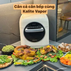 Nồi chiên hơi nước Kalite Vapor – Chiên giòn, hấp mềm, nướng ngon trong một chạm 718831