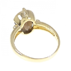 Nhẫn đá quý Smoky Quartz K18YG 3.74CT - Hàng hiệu Chính hãng 859396