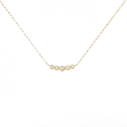 K18YG Dây chuyền kim cương - Hàng hiệu Authentic