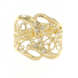 Nhẫn kim cương K18YG 0.03CT 672261