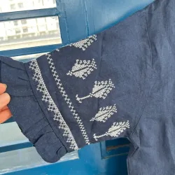 Áo linen thêu tay  994947