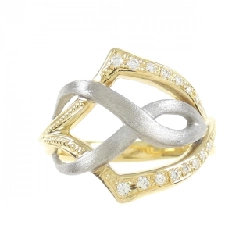 Nhẫn kim cương K18YG/K18WG 0.11CT - Hàng hiệu Authentic 849733