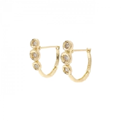 K18YG Bông tai kim cương 0.20CT - Hàng hiệu Chính hãng