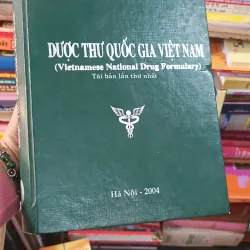 Dược thư quốc gia Việt Nam Bộ y tế mới 80% bẩn bìa, ố nhẹ (Take/SBM)
