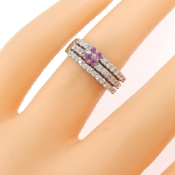 Nhẫn Sapphire Hoa K18WG 0.12CT - Hàng hiệu Chính hãng 855391