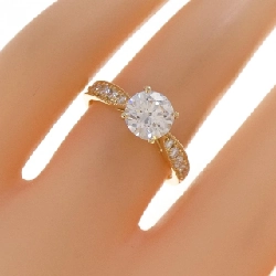 Nhẫn kim cương K18YG 1.020CT H SI2 EXT H＆C - Hàng hiệu chính hãng 871379