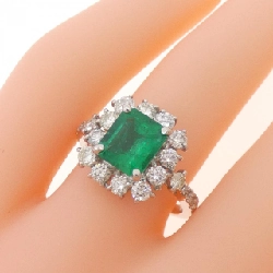Nhẫn ngọc lục bảo PT950 1.36CT xuất xứ Colombia 668005