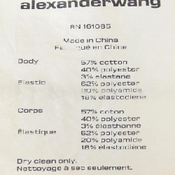 【Mã giảm giá】Quần Alexander Wang ALEXANDER WANG 651130