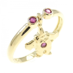 Nhẫn Ruby K18YG - Hàng hiệu Chính hãng