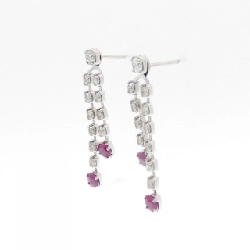 K14WG Bông tai Ruby 0.54CT - Hàng hiệu Chính hãng 868761