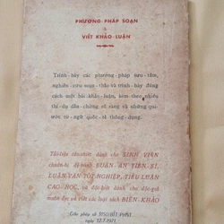 Phương pháp Soạn và Viết Khảo Luận, sách xưa dạy viết văn rất hay, khoa học (Hiếm, đẹp) 549238