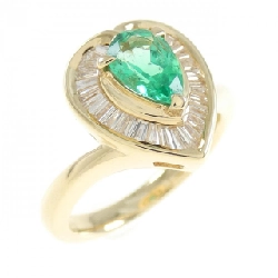 Nhẫn Emerald K18YG 0.56CT