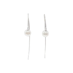 K14WG Bông tai ngọc trai Akoya 6.1mm - Hàng hiệu Chính hãng