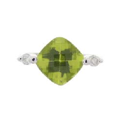 Nhẫn Peridot K14WG 669655