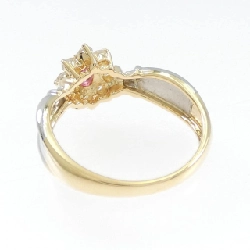 K18YG/PT900 Nhẫn Ruby - Hàng hiệu Chính hãng 854890