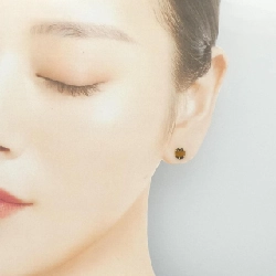 K18YG Mắt hổ Bông tai - Hàng hiệu Chính hãng 868163